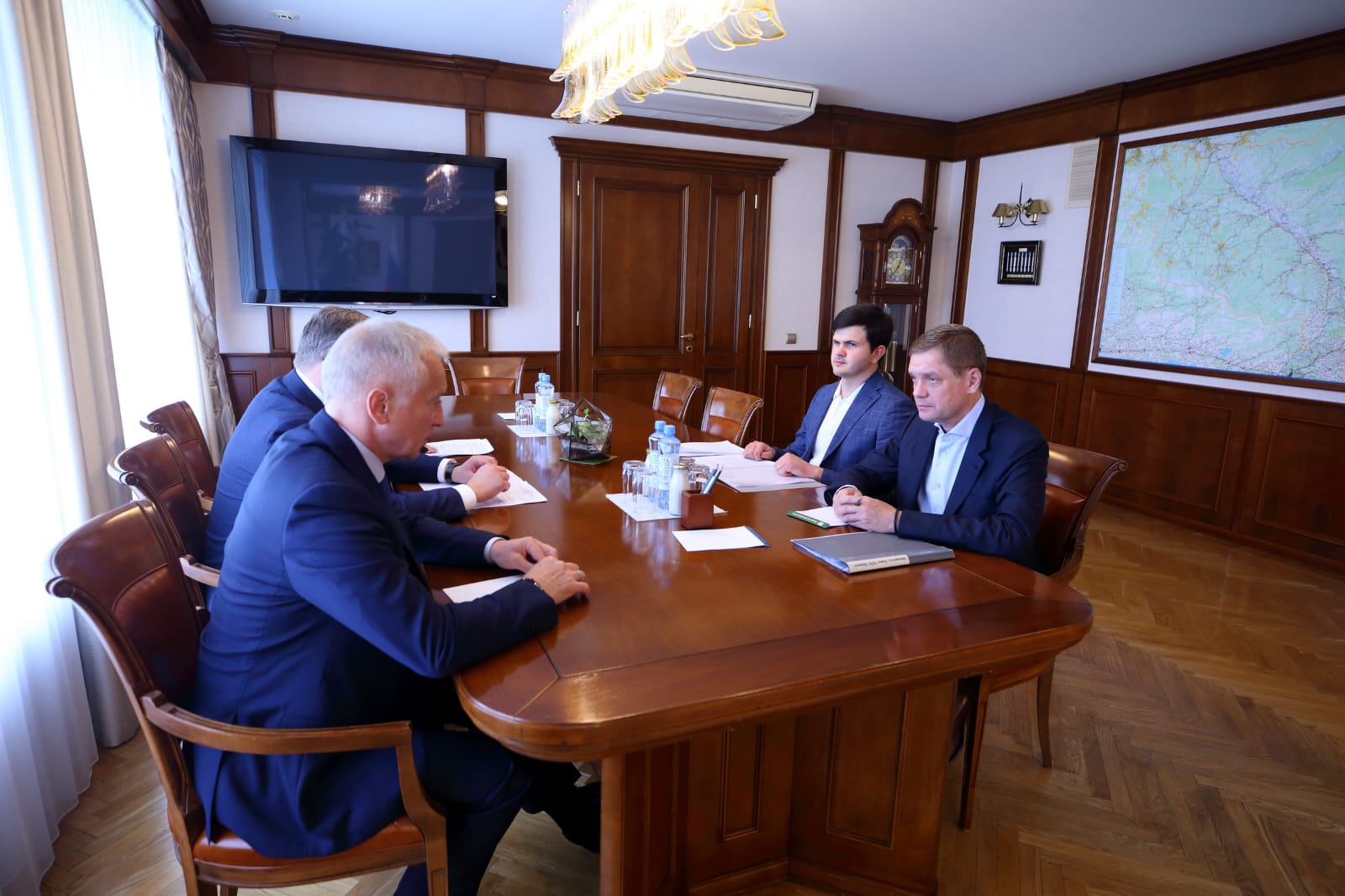 Генеральный директор «Нацимбио» Андрей Загорский встретился с губернатором Томской области Владимиром Мазуром